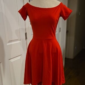 Chic Scarlet High Low Dress